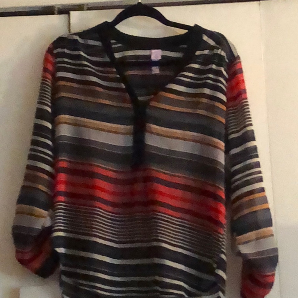 Style Striped dressy blouse